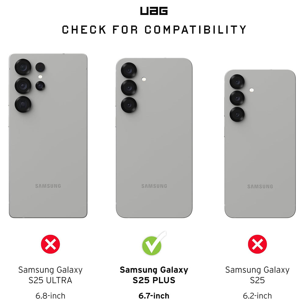 Θήκη MagSafe για Samsung Galaxy S25+ S936, Urban Armor Gear, Civilian Pro, Μαύρη