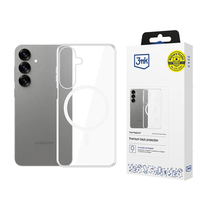 Θήκη MagSafe για Samsung Galaxy S25 S931, 3MK, Clear MagCase, Διαφανής
