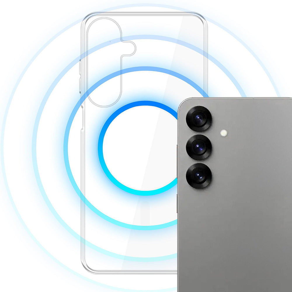 Θήκη MagSafe για Samsung Galaxy S25 S931, 3MK, Clear MagCase, Διαφανής