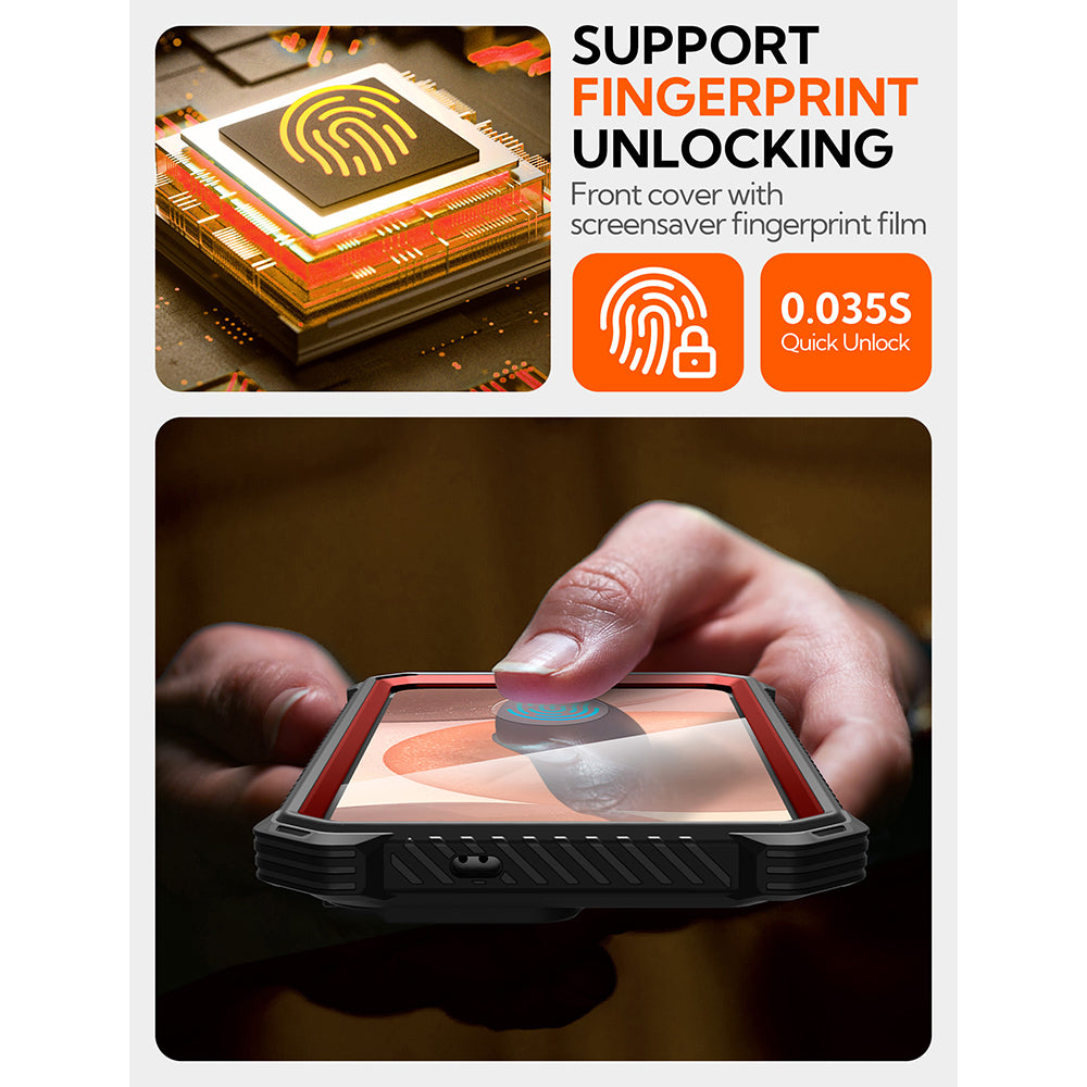 Θήκη MagSafe για Samsung Galaxy S25 S931, i-Blason, ArmorBox, Κόκκινη