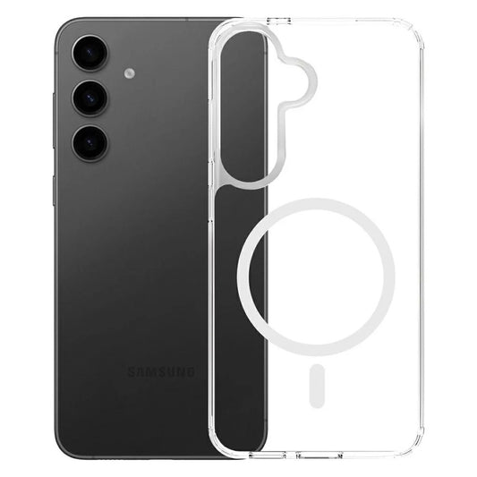 Θήκη MagSafe για Samsung Galaxy S25 S931 / S24 S921, 3MK, Armor MagCase, Διαφανής