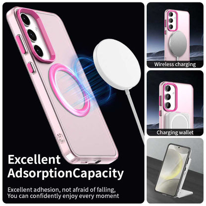 Θήκη MagSafe για Samsung Galaxy S25 S931 / S24 S921, Techsuit, CandyCase, Ροζ