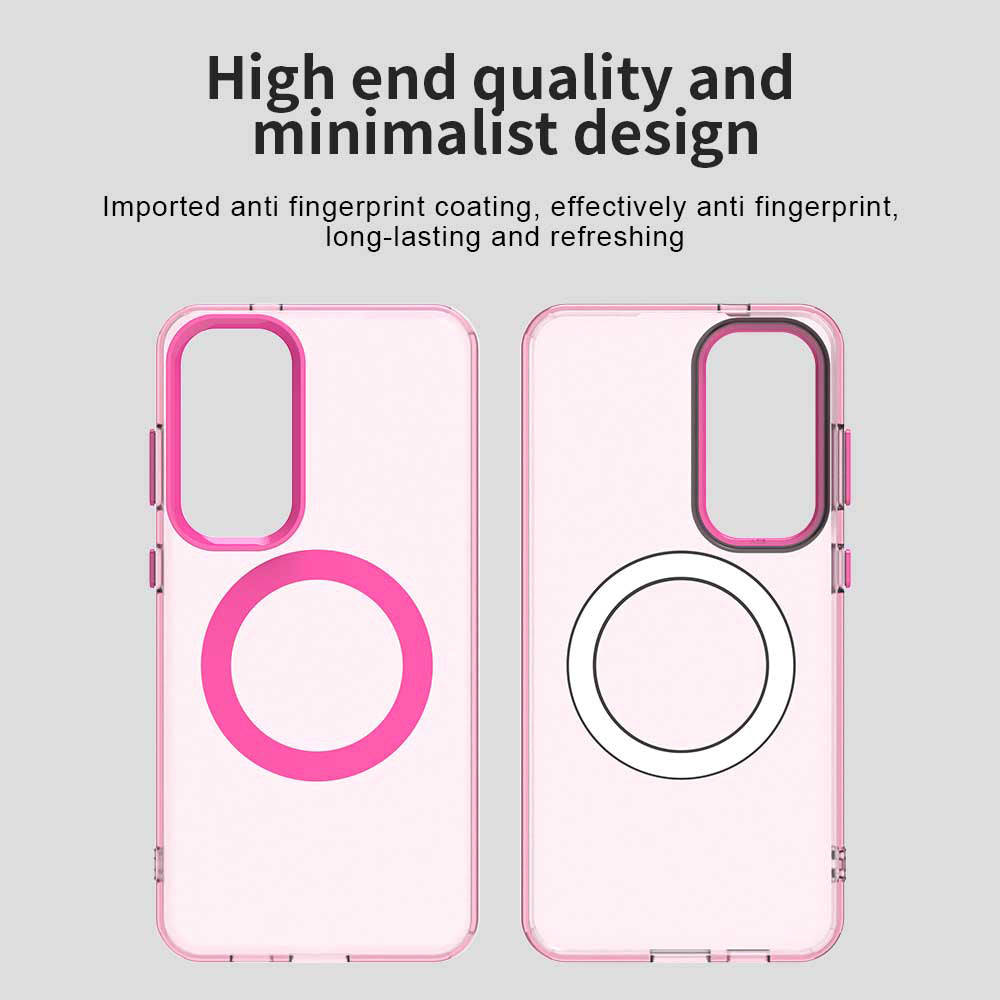 Θήκη MagSafe για Samsung Galaxy S25 S931 / S24 S921, Techsuit, CandyCase, Ροζ