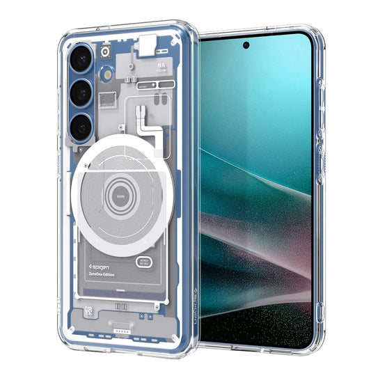 MagSafe Case for Samsung Galaxy S25 S931, Spigen, Ultra Hybrid Zero One, White ACS09004