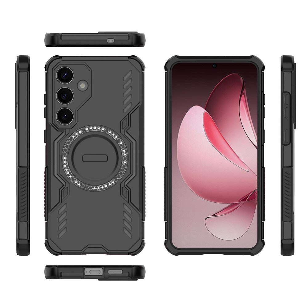 Θήκη MagSafe για Samsung Galaxy S25 S931, Techsuit, ArmorMag, Μαύρο