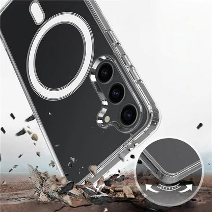 Θήκη MagSafe για Samsung Galaxy S25 S931, Techsuit, Pro, Διαφανής