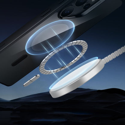 Θήκη MagSafe για Samsung Galaxy S25 Ultra S938, ESR, Classic Hybrid, Διάφανη Μαύρη