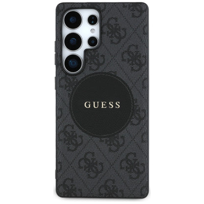 Θήκη MagSafe για Samsung Galaxy S25 Ultra S938, Guess, 4G Circle Classic Logo, Μαύρη