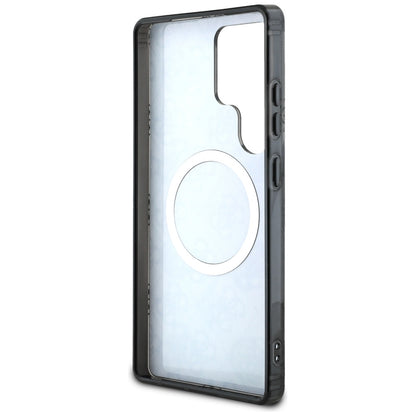 Θήκη MagSafe για Samsung Galaxy S25 Ultra S938, Guess, IML Peony On 4G Background, Μαύρη