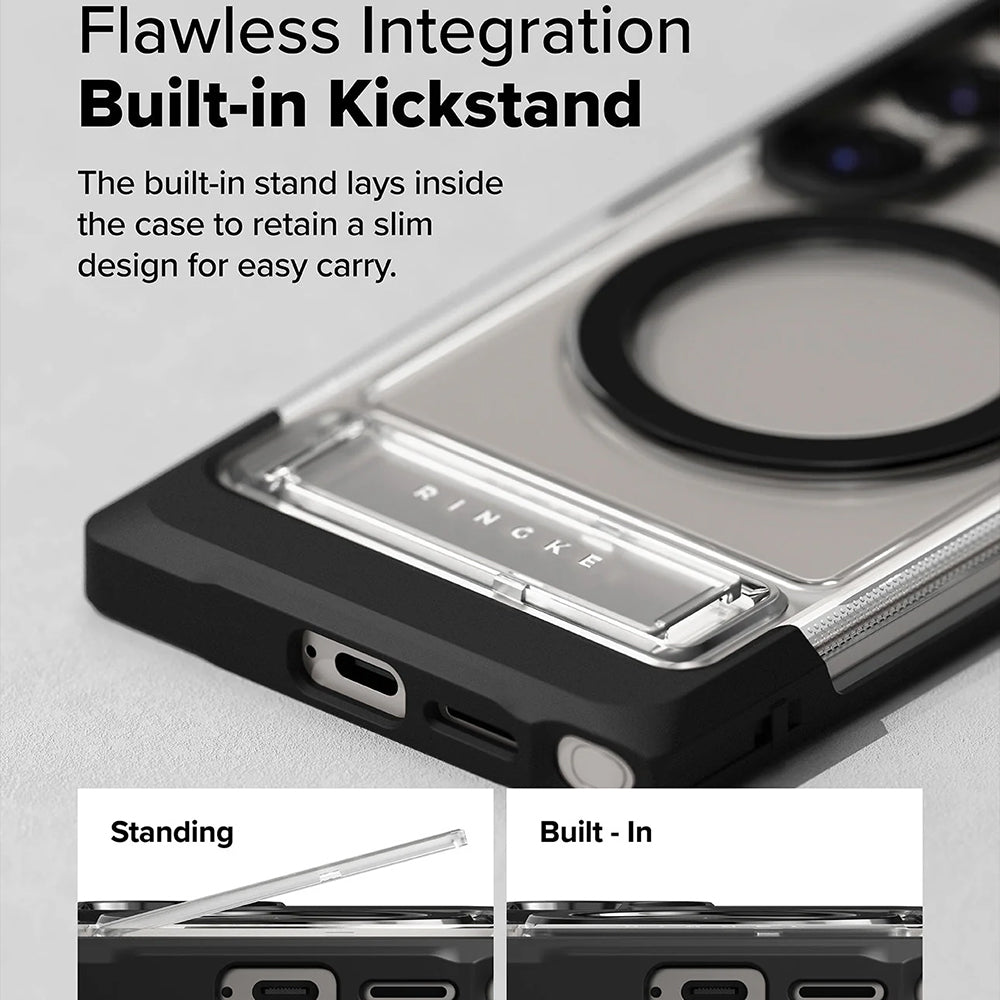 Θήκη MagSafe για Samsung Galaxy S25 Ultra S938, Ringke, UX, Διάφανη