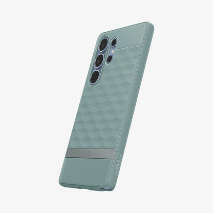 MagSafe Case for Samsung Galaxy S25 Ultra S938, Spigen, Caseology Parallax, Green ACS09053