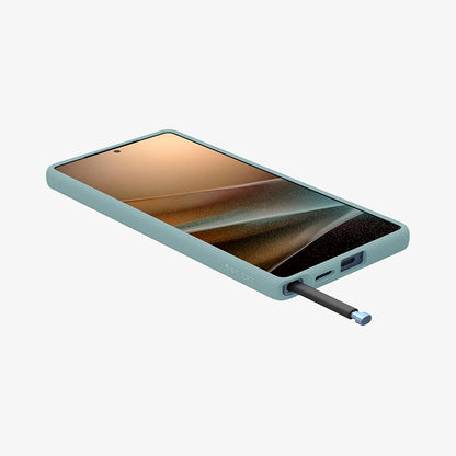 MagSafe Case for Samsung Galaxy S25 Ultra S938, Spigen, Caseology Parallax, Green ACS09053