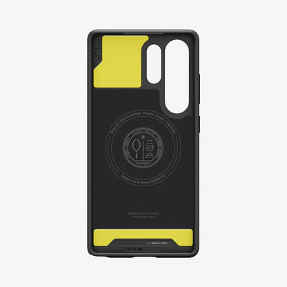 MagSafe Case for Samsung Galaxy S25 Ultra S938, Spigen, Rugged Armor, Matte Black ACS08951