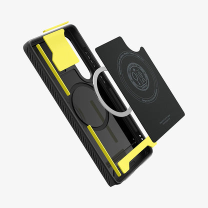 MagSafe Case for Samsung Galaxy S25 Ultra S938, Spigen, Rugged Armor, Matte Black ACS08951
