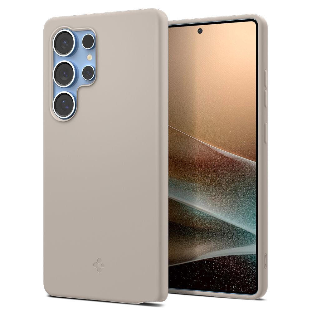 MagSafe Case for Samsung Galaxy S25 Ultra S938, Spigen, Silicone Fit, Beige