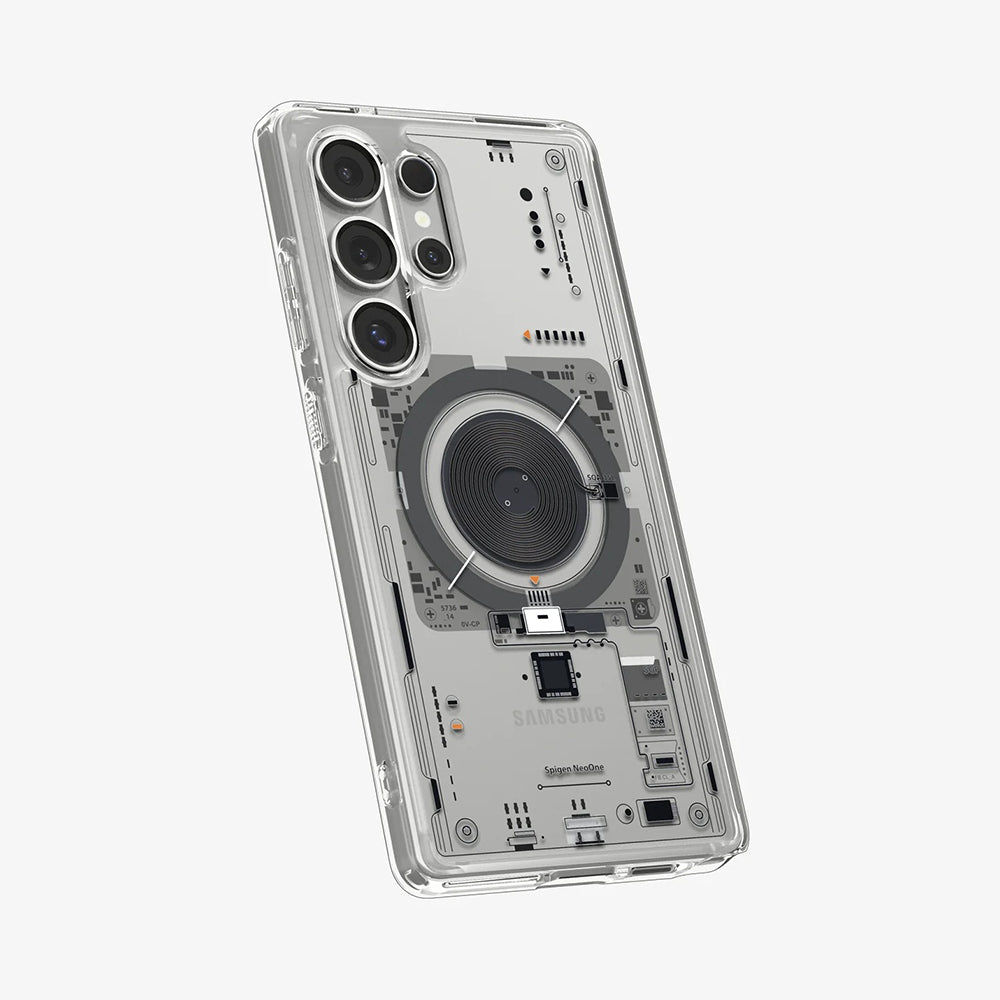 Θήκη MagSafe για Samsung Galaxy S25 Ultra S938, Spigen, Ultra Hybrid Neo One, Διάφανη