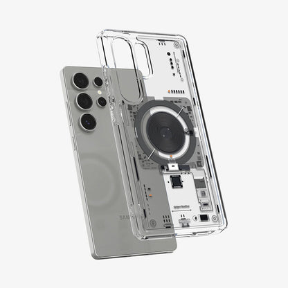 Θήκη MagSafe για Samsung Galaxy S25 Ultra S938, Spigen, Ultra Hybrid Neo One, Διάφανη