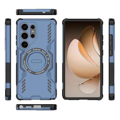 Θήκη MagSafe για Samsung Galaxy S25 Ultra S938, Techsuit, ArmorMag, Μπλε