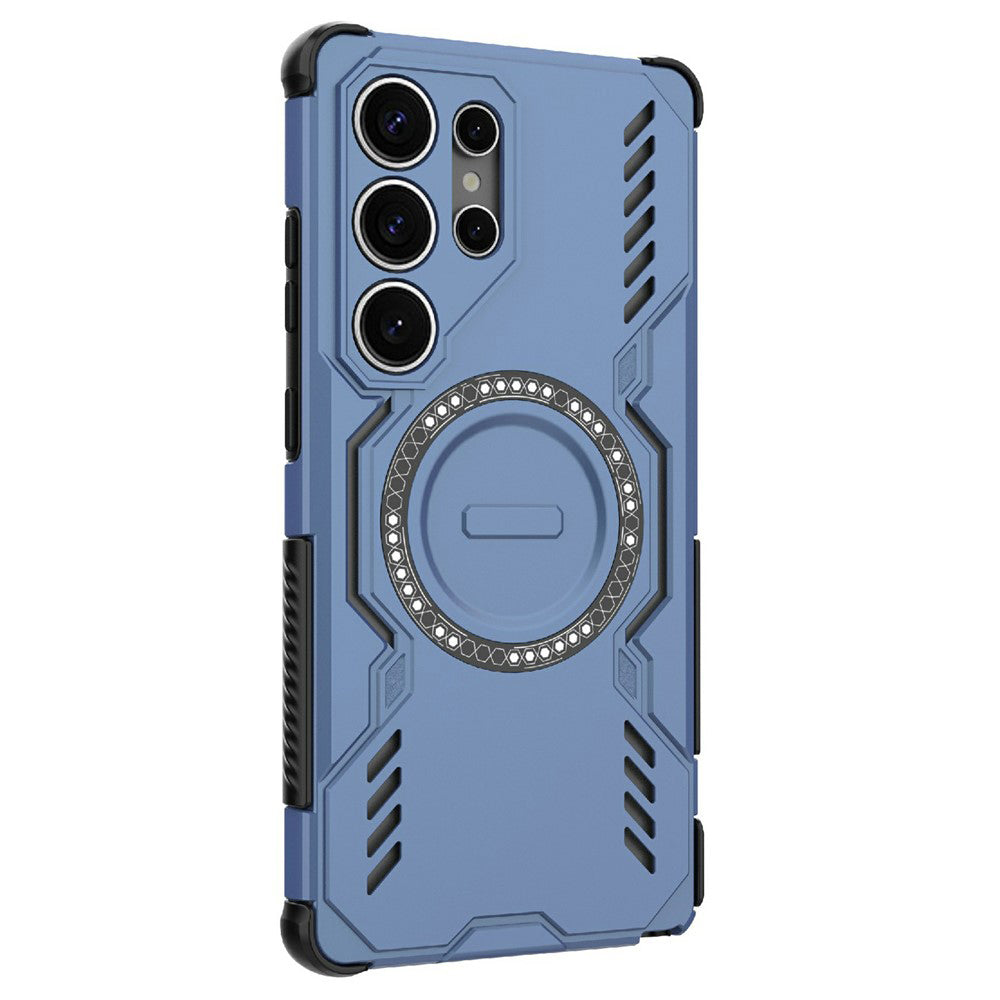 Θήκη MagSafe για Samsung Galaxy S25 Ultra S938, Techsuit, ArmorMag, Μπλε