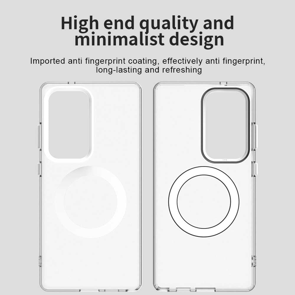 MagSafe Case for Samsung Galaxy S25 Ultra S938, Techsuit, CandyCase, White
