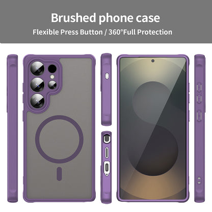 MagSafe Case for Samsung Galaxy S25 Ultra S938, Techsuit, HaloFrost II, Purple