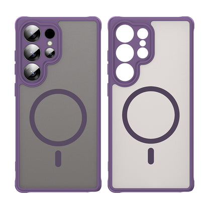MagSafe Case for Samsung Galaxy S25 Ultra S938, Techsuit, HaloFrost II, Purple