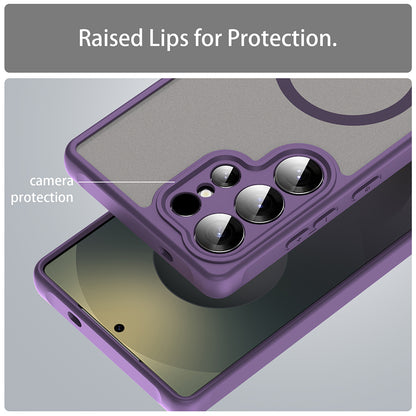 MagSafe Case for Samsung Galaxy S25 Ultra S938, Techsuit, HaloFrost II, Purple