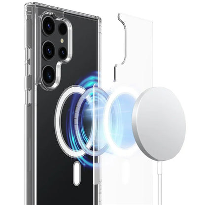 Θήκη MagSafe για Samsung Galaxy S25 Ultra S938, Techsuit, Pro, Διαφανής