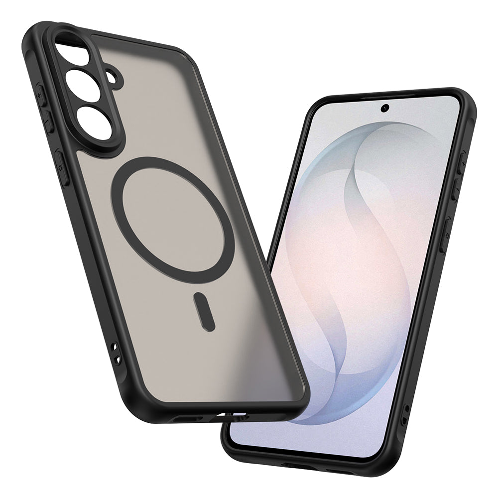 MagSafe Case for Samsung Galaxy S26 FE, Techsuit, HaloFrost II, Black
