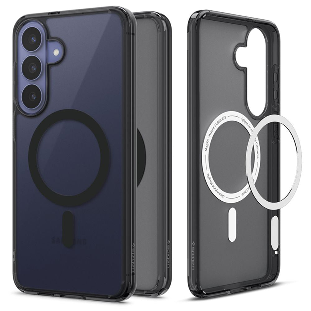 Θήκη MagSafe για Samsung Galaxy S26 FE S741, Spigen, Ultra Hybrid, Μαύρο Ματ ACS11637