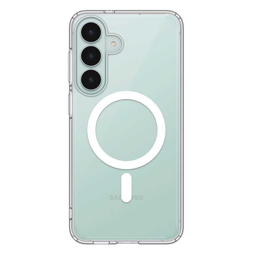 Θήκη MagSafe για Samsung Galaxy S26 FE S741, Spigen, Ultra Hybrid, Διαφανής Λευκή ACS11636