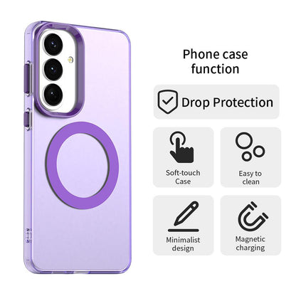 Θήκη MagSafe για Samsung Galaxy S26 FE S741, Techsuit, CandyCase, Μωβ