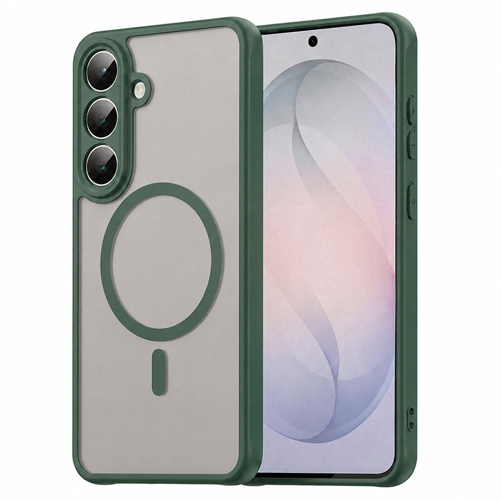 Θήκη MagSafe για Samsung Galaxy S26 FE S741, Techsuit, HaloFrost II, Πράσινο