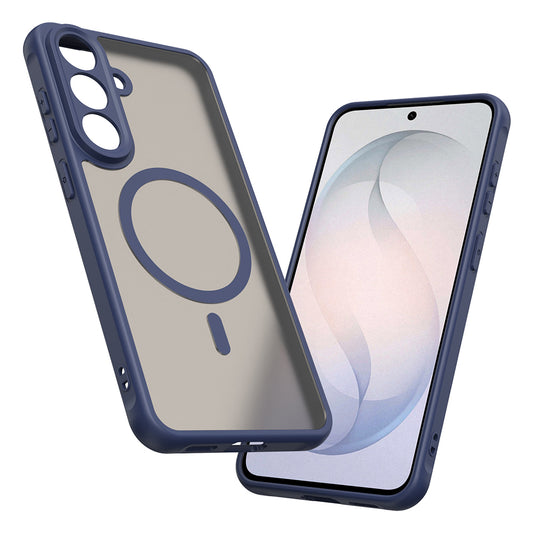 Θήκη MagSafe για Samsung Galaxy S26 FE, Techsuit, HaloFrost II, Μπλε Σκούρο