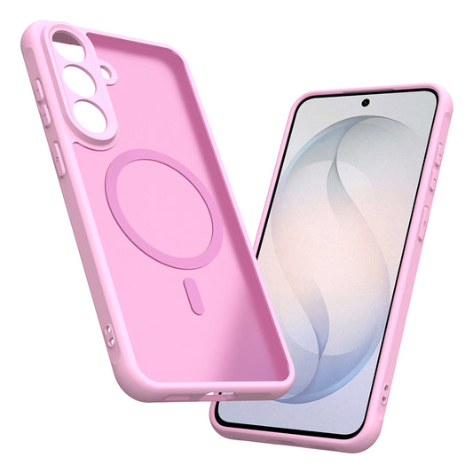 Θήκη MagSafe για Samsung Galaxy S26 FE S741, Techsuit, HaloFrost II, Ροζ