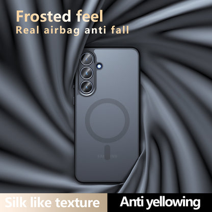 MagSafe Case for Samsung Galaxy S26 FE, Techsuit, PureFrost, Satin Black
