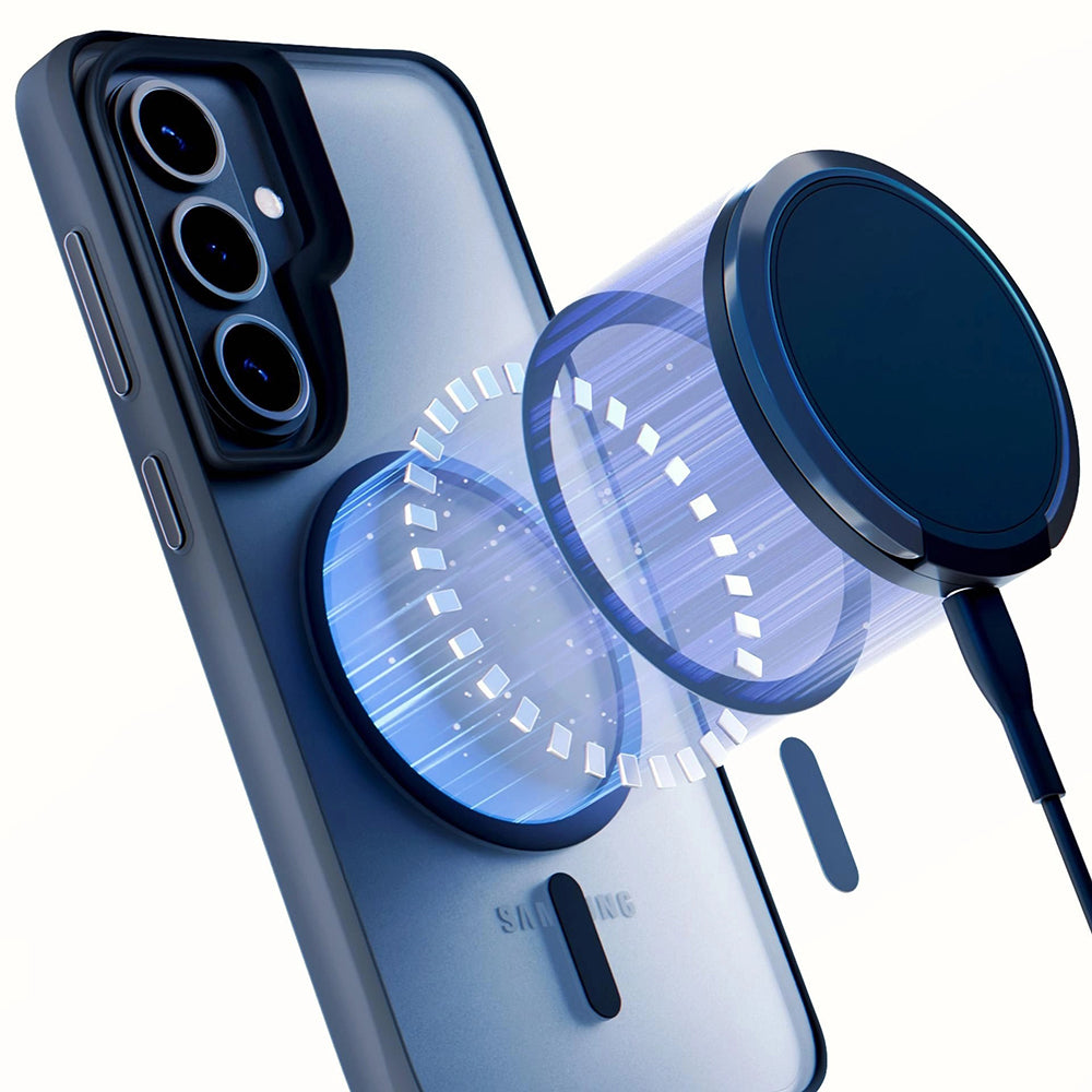 MagSafe Case for Samsung Galaxy S26 Plus, 3MK, Satin Armor, Transparent