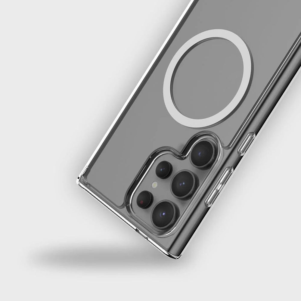 MagSafe Case for Samsung Galaxy S26 Plus S947, Blueo, Crystal+ Anti-Drop, Transparent