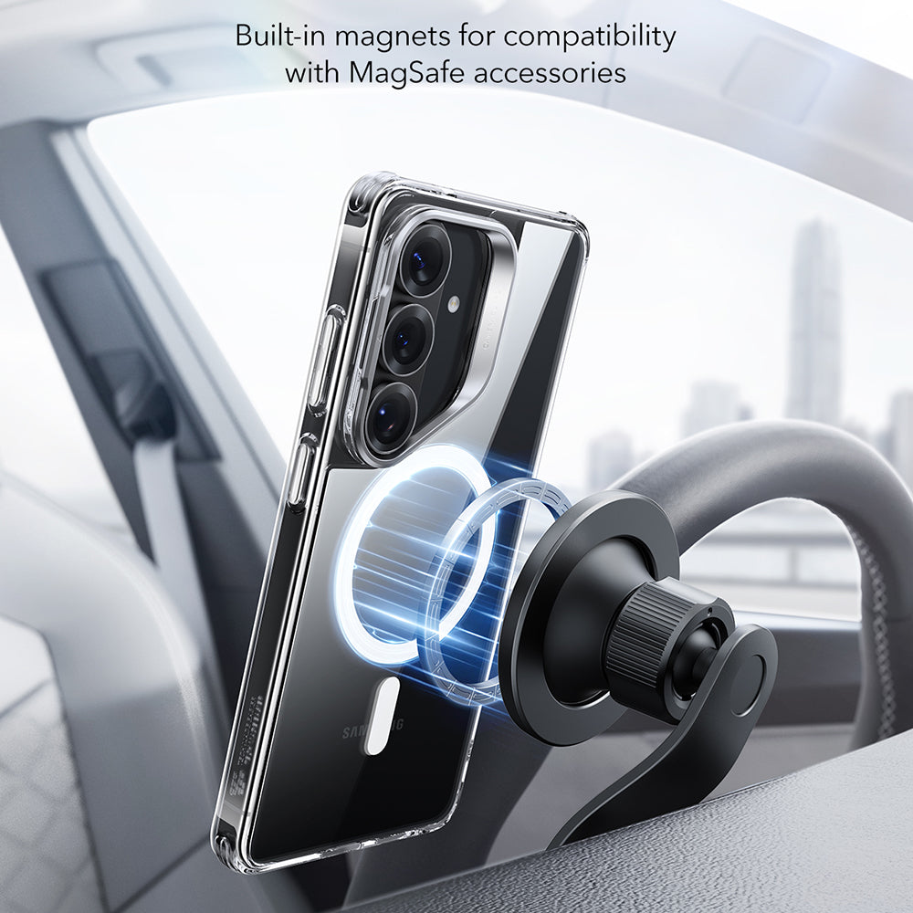 Θήκη MagSafe για Samsung Galaxy S26 Plus, ESR, Classic Hybrid Kickstand, Διάφανη