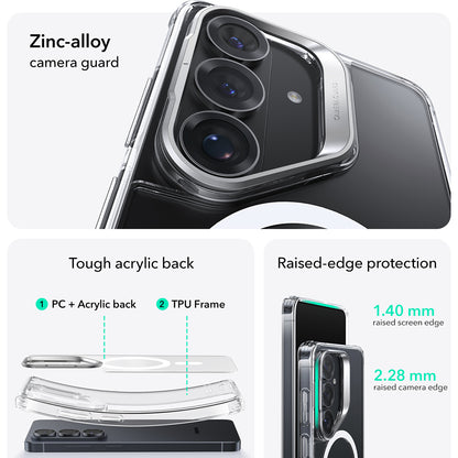 Θήκη MagSafe για Samsung Galaxy S26 Plus, ESR, Classic Hybrid Kickstand, Διάφανη