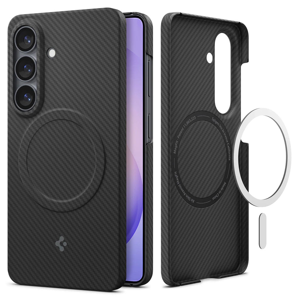 MagSafe Case for Samsung Galaxy S26 Plus S947, Spigen, Air Skin, Black