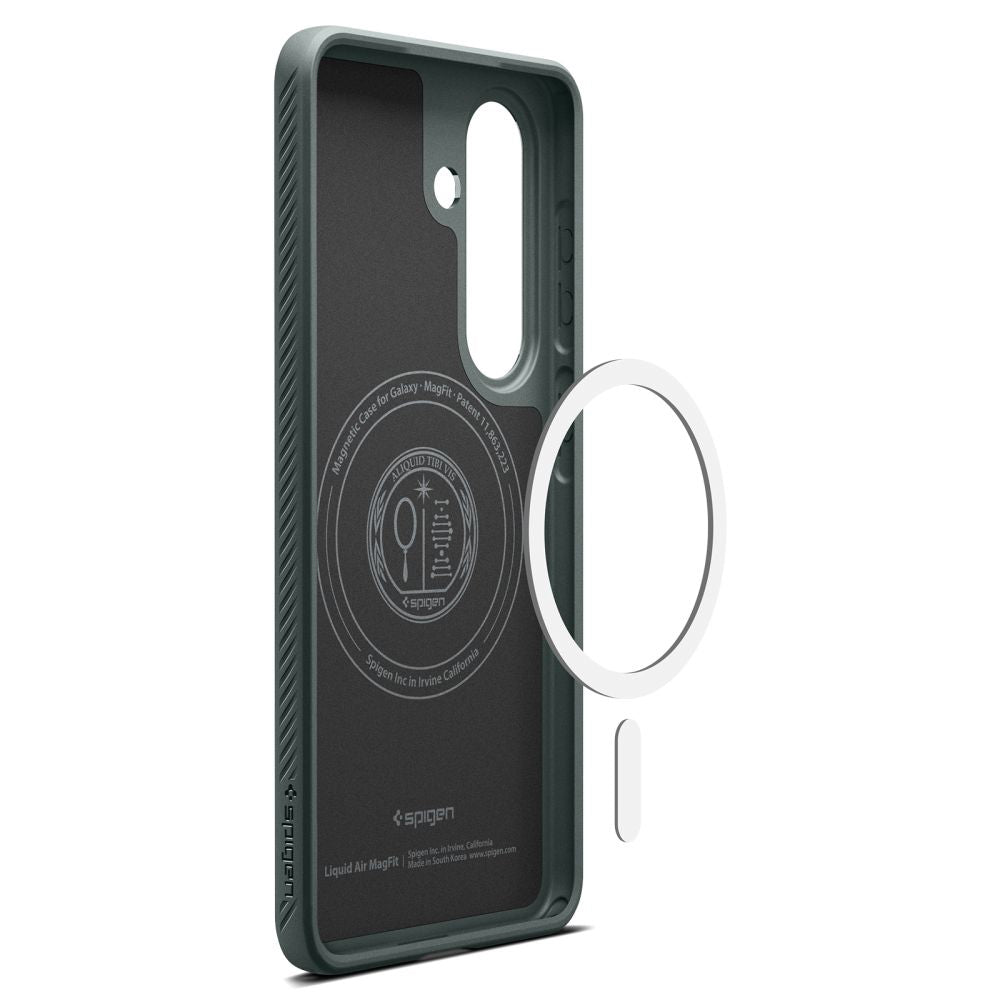 Θήκη MagSafe για Samsung Galaxy S26 Plus S947, Spigen, Liquid Air, Πράσινο ACS10706