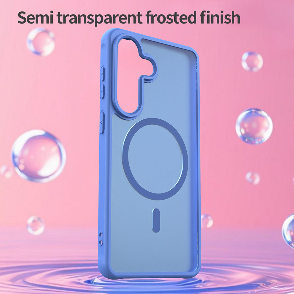Θήκη MagSafe για Samsung Galaxy S26 Plus S947, Techsuit, HaloFrost II, Μπλε
