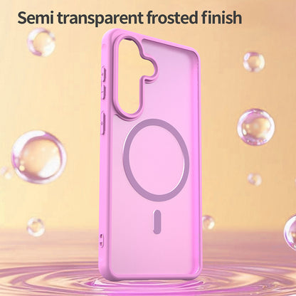 Θήκη MagSafe για Samsung Galaxy S26 Plus S947, Techsuit, HaloFrost II, Ροζ