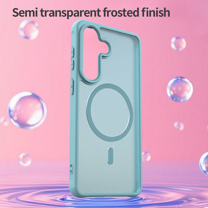 Θήκη MagSafe για Samsung Galaxy S26 Plus S947, Techsuit, HaloFrost II, Ανοιχτό Πράσινο