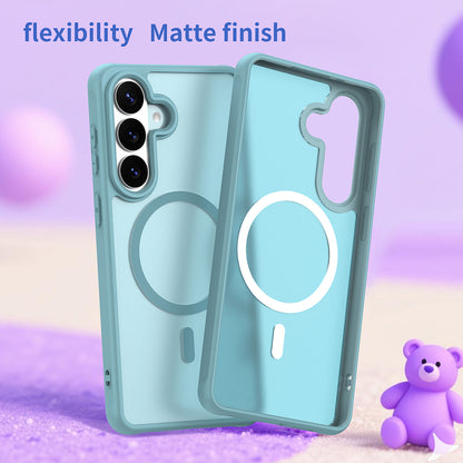 Θήκη MagSafe για Samsung Galaxy S26 Plus S947, Techsuit, HaloFrost II, Ανοιχτό Πράσινο