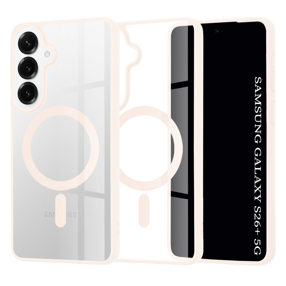 MagSafe Case for Samsung Galaxy S26 Plus S947, Techsuit, Pro, Pink