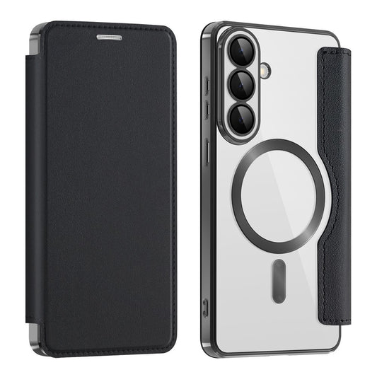 Θήκη MagSafe για Samsung Galaxy S26 Plus, Techsuit, SmartMag Book, Μαύρη