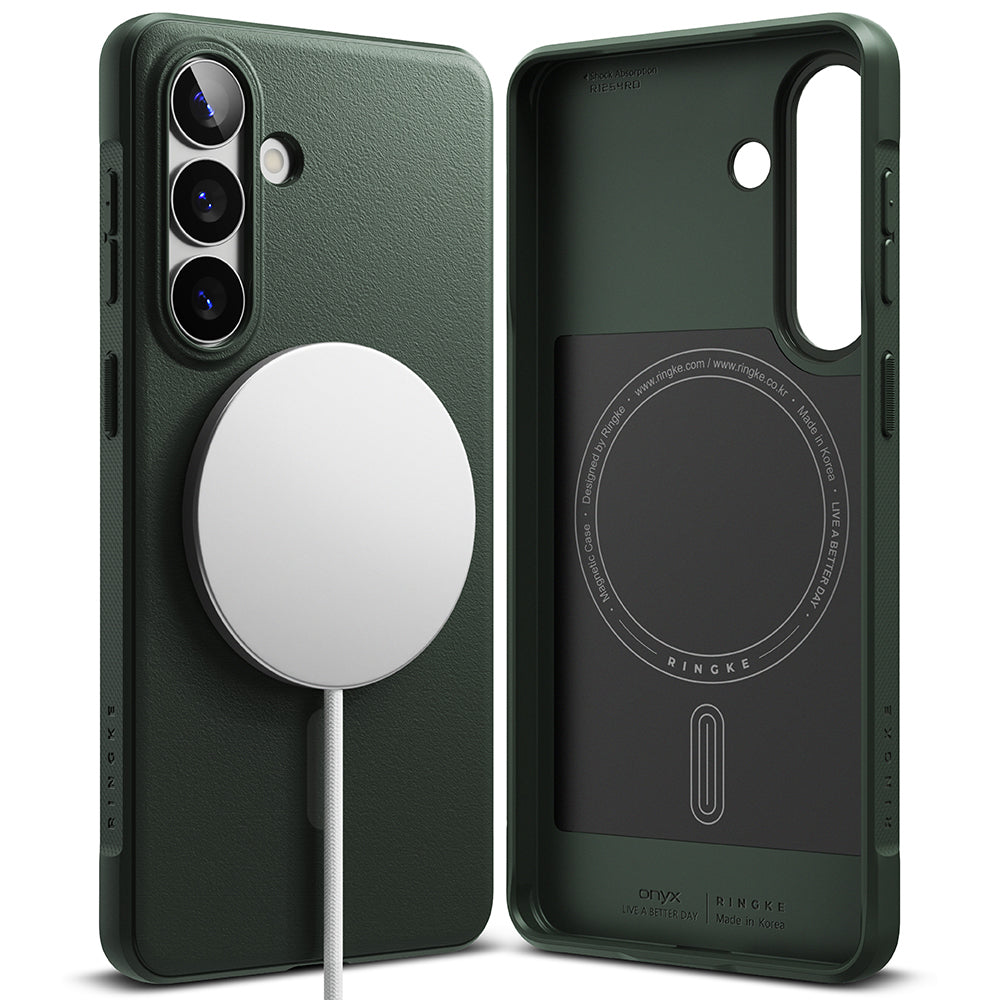 Θήκη MagSafe για Samsung Galaxy S26, Ringke, Onyx, Σκούρο Πράσινο