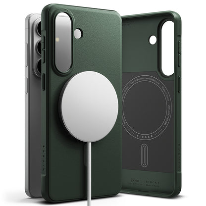 Θήκη MagSafe για Samsung Galaxy S26, Ringke, Onyx, Σκούρο Πράσινο